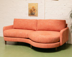 Ramona Sofa in Amadeo Tangerine