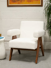 Load image into Gallery viewer, Snowy Lena Armchair
