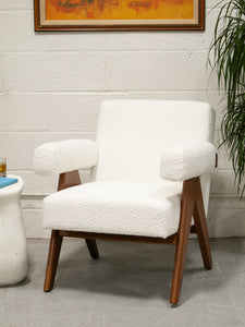 Snowy Lena Armchair