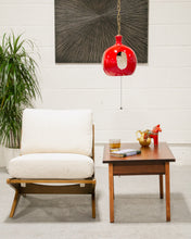 Load image into Gallery viewer, 1960’s Red Mod Pendant Lamp
