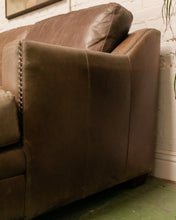 Load image into Gallery viewer, Leather Distressed Sofa
