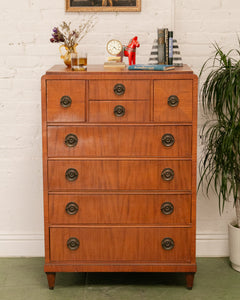 Mahogany 5 Drawer Chest