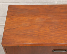 Load image into Gallery viewer, Walnut and Black Lowboy
