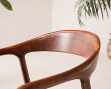 Load image into Gallery viewer, Walnut Sculptural Chair
