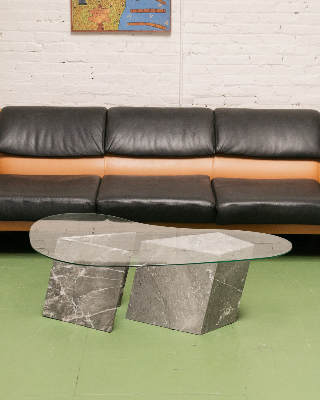 Marble Boomerang Coffee Table