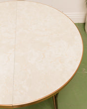 Load image into Gallery viewer, Formica Swirl Dining Table with Leaf
