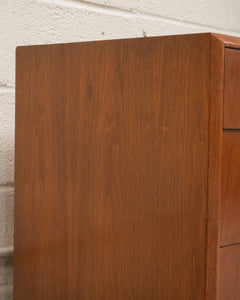 Walnut and Black Lowboy