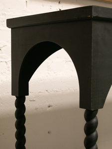 Black Vanity Entry Table