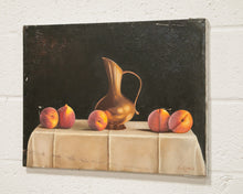 Load image into Gallery viewer, Peach Still Life Oil Painting
