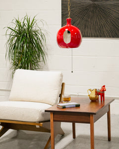 1960’s Red Mod Pendant Lamp