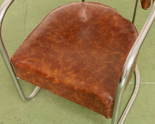 Load image into Gallery viewer, Art Deco Club Chair in Brown
