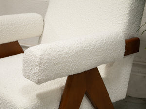 Snowy Lena Armchair