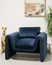 Load image into Gallery viewer, Skylark Navy Blue Chair
