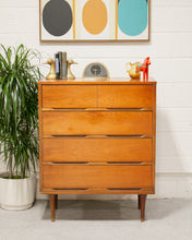 Load image into Gallery viewer, Sleek Walnut  Highboy
