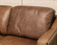 Load image into Gallery viewer, Leather Distressed Sofa
