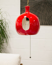 Load image into Gallery viewer, 1960’s Red Mod Pendant Lamp
