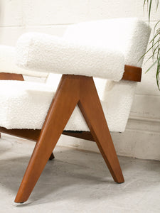 Snowy Lena Armchair