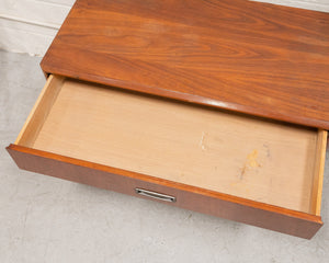 Walnut and Black Lowboy