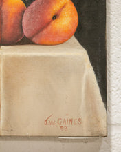 Load image into Gallery viewer, Peach Still Life Oil Painting
