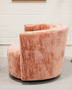 Babita Swivel Chair in BIANCA/MOSS