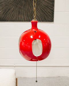 1960’s Red Mod Pendant Lamp