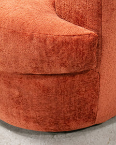 Charlotte Sofa in Rust Velvet