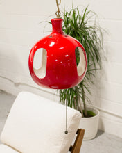 Load image into Gallery viewer, 1960’s Red Mod Pendant Lamp
