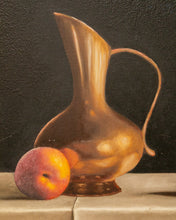 Load image into Gallery viewer, Peach Still Life Oil Painting
