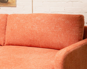 Ramona Sofa in Amadeo Tangerine