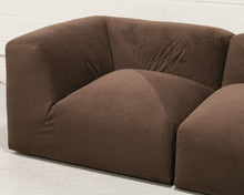 Load image into Gallery viewer, Gianna Loveseat in Chocolate Brown
