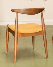 Load image into Gallery viewer, Scandinavian Dining Chair in Gold Velvet
