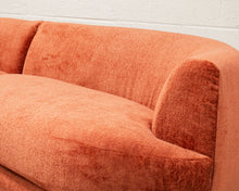 Load image into Gallery viewer, Charlotte Sofa in Rust Velvet
