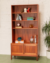 Load image into Gallery viewer, Teak Vintage Bookshelf
