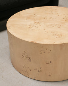 Burlwood Coffee Table