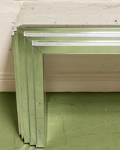 Load image into Gallery viewer, Midcentury Mirrored Glass Console Table with Mirrored Surface
