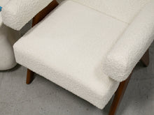 Load image into Gallery viewer, Snowy Lena Armchair
