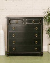 Load image into Gallery viewer, Original Black Chinoiserie Dresser by American of Martinsville
