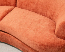 Load image into Gallery viewer, Charlotte Sofa in Rust Velvet
