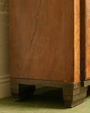 Load image into Gallery viewer, Vintage Art Deco Gentleman’s Burr Walnut Wardrobe
