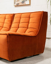 Load image into Gallery viewer, The Juno Modular Six-Piece Sectional in Burnt Orange
