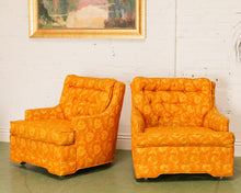 Load image into Gallery viewer, Orange Lounge Chair
