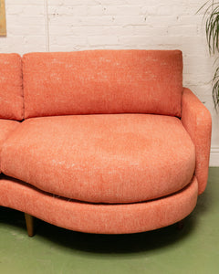 Ramona Sofa in Amadeo Tangerine