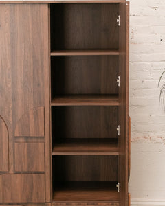 Brutalist Modern Armoire