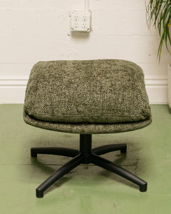 Chaz Olive Green Chair with Ottoman