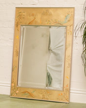 Load image into Gallery viewer, LaBarge Reverse Painted Chinoiserie Mirror
