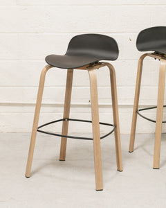 Bentwood Bar Stools Pair