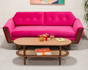 Desmond Fuchsia (Royale Berry) Sofa 72"