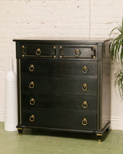 Load image into Gallery viewer, Original Black Chinoiserie Dresser by American of Martinsville
