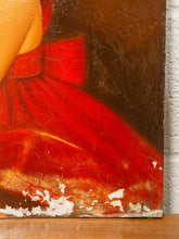 Load image into Gallery viewer, Little Girl in Red Dress Oil Painting
