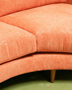 Ramona Sofa in Amadeo Tangerine